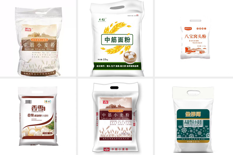 RL-GD8-200R/250R/300D窩頭粉無紡布袋全自動包裝機樣品